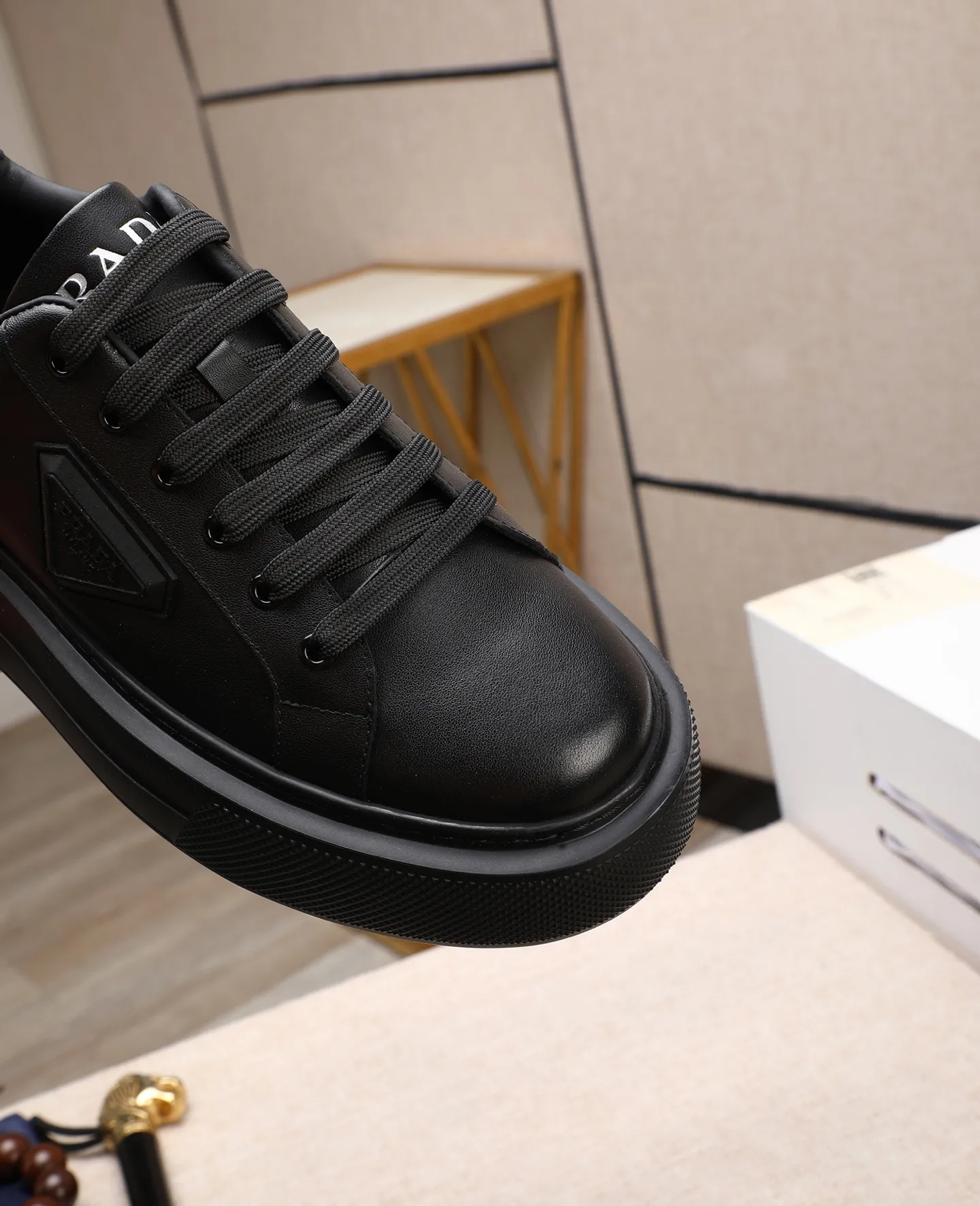 Men's shoes 💰580 [PRADA] Popular items in men's shoe counters, synchronized with the official website, high-quality shipments ✔️Original cowhide + cowhide lining, 1🆚1 replica, original original outsole, 38-45 (customized for 45, non-refundable)